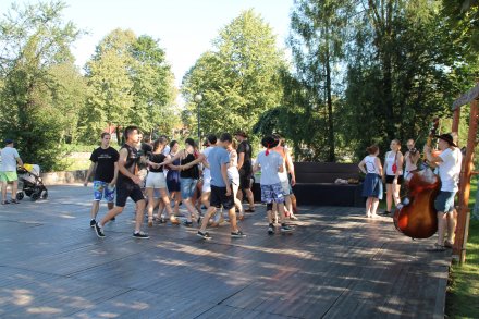 Próby przed koncertem